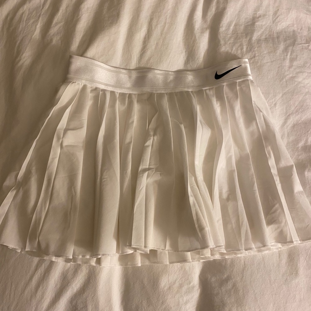 nike victory tennis skirt pleated white rare